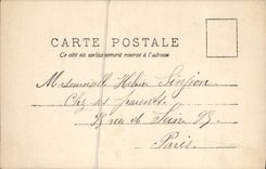 CPA Fantaisie Enfant Chat Bebe et Minet