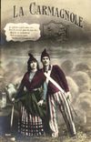 VINTAGE POSTCARD Fantasy Woman the Carmagnole Song