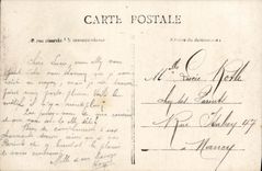 VINTAGE POSTCARD Fantasy Woman Dances the cotillion