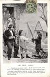VINTAGE POSTCARD Fantasy Children two kids