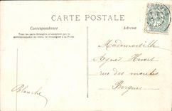 VINTAGE POSTCARD Fantasy Woman the waltz