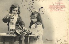 CPA Fantaisie Enfants Les cerises