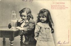 CPA Fantaisie Enfants Les cerises