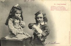 CPA Fantaisie Enfants Les cerises