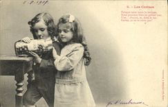 CPA Fantaisie Enfants Les cerises