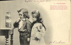 CPA Fantaisie Enfants Les cerises