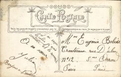 CPA Fantaisie Femme Lecon de danse Enfant