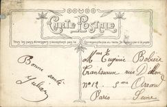 CPA Fantaisie Femme Lecon de danse