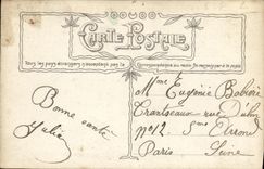 CPA Fantaisie Femme Lecon de danse