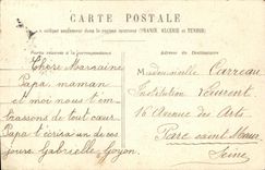 CPA Fantaisie Enfants Homme au fouet