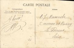 VINTAGE POSTCARD Fantasy the source landscape woman chart toilee