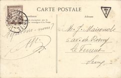 Los campesinos crueles del folklore del asno de la separacion de la mujer de la fantasia de la POSTAL de la VENDIMIA trazan toilee