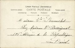 VINTAGE POSTCARD Fantasy Woman 2 hours of the Reutlinger evening