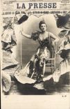 VINTAGE POSTCARD Fantasy Woman the Press