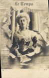 CPA Fantaisie Femme Le Temps Journal