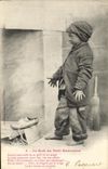 CPA Fantaisie Enfant Le Noel du petit ramoneur 