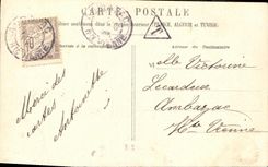 VINTAGE POSTCARD Fantasy Child the beggar of the Pantheon Paris