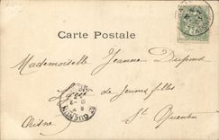 VINTAGE POSTCARD Fantaisie Child Let us go there