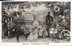 VINTAGE POSTCARD Chantecler Fantasy the day of the guinea fowl Hens