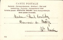 VINTAGE POSTCARD Fantaisie Woman Couples Iceskates