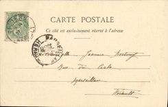 VINTAGE POSTCARD Fantasy Man Newspaper the fatherland