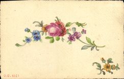 CPA Fantaisie Fleurs 