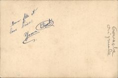 CPA Fantaisie Fleurs gouache originale Ste Alice 