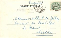 CPA Fantaisie FEmme 1er janvier 1903