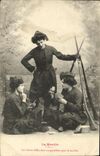 VINTAGE POSTCARD Fantasy Women the Manila cigar Militaria