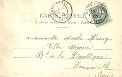 VINTAGE POSTCARD Fantasy Big competition candidates at the cost of 50 000 francs