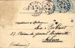 CPA Fantaisie Le tabac La chiqe Homme Marin 