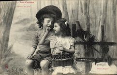 CPA Fantaisie Enfants Les cerises 