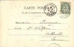 VINTAGE POSTCARD Fantasy Singers of the courses Guitar Violin