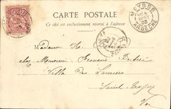 CPA Fantaisie Femme Fete et porte bonheur 