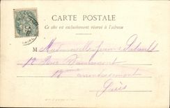 VINTAGE POSTCARD Fantaisie Woman the minuet passes It foot