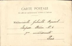 VINTAGE POSTCARD Fantasy Woman comic Newspapers Alive Paris