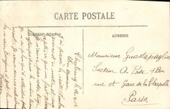 VINTAGE POSTCARD Boat Ernest Renan Cruiser of 1st class