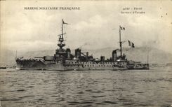 CPA Verite Cuirasse d escadre Bateau 