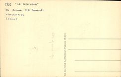 Maximum chart Henri IV 1953 Pau