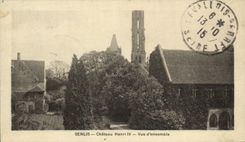 CPA Senlis Chateau Henri IV 