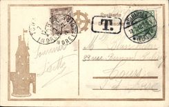 VINTAGE POSTCARD Mulahusen Bollwerk