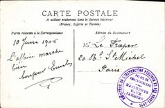 VINTAGE POSTCARD Fontainebleau Castle Frontage