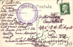 VINTAGE POSTCARD St Valery Cliffs D upstream