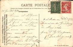 VINTAGE POSTCARD To remember of the agricultural show Juien Damoy Oxen Butchery