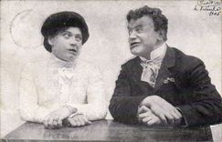 VINTAGE POSTCARD Fantaisie Couples Humor