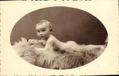 CARTE PHOTO Gerard Fisher Enfant Bebe 1936