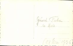 CARTE PHOTO Gerard Fisher Enfant Bebe 1936