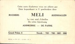 VINTAGE POSTCARD Living room of L food Chart D purchasing