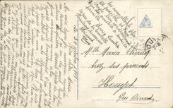 CPA Fantaisie Femme Cheval