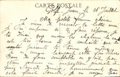 VINTAGE POSTCARD Bateau Billhook Armours French 1st rank